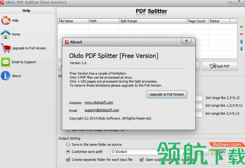 Okdo pdf Splitter免费版