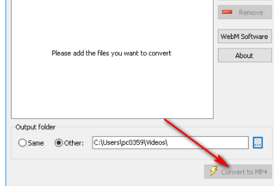 FreeWebMtoMP4Converter转换工具官方版
