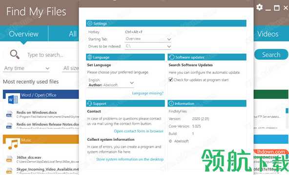 AbelssoftFindMyFiles2020绿色破解版