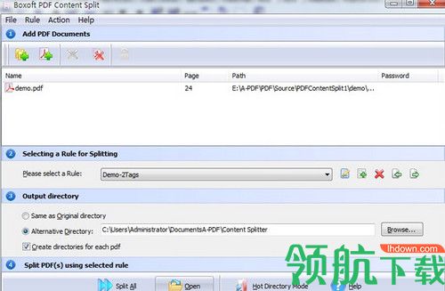 Boxoft PDF Content Split最新版