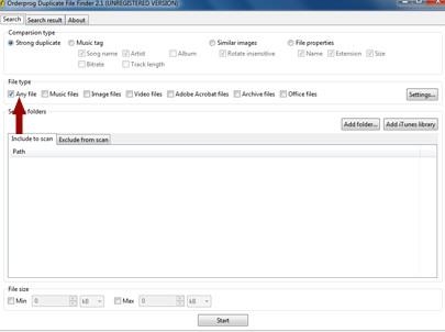 Orderprog Duplicate File Finder最新版