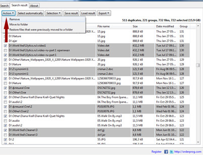 Orderprog Duplicate File Finder最新版