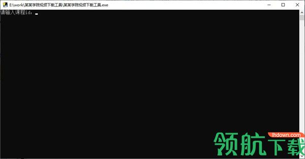 某某学院视频下载工具绿色版