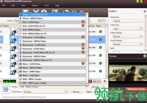 4Media DVD to MP4 Converter破解版