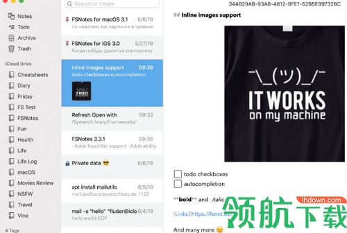 FSNotes Mac破解版