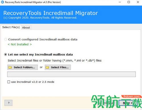 RecoveryTools Incredimail Migrator破解版