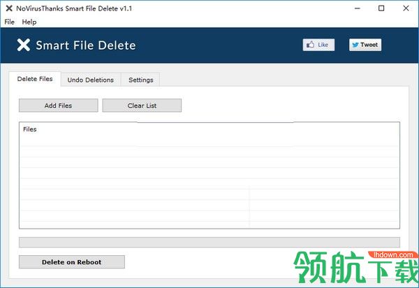 NoVirusThanksSmartFileDelete文件删除工具绿色版