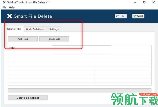 NoVirusThanksSmartFileDelete文件删除工具绿色版