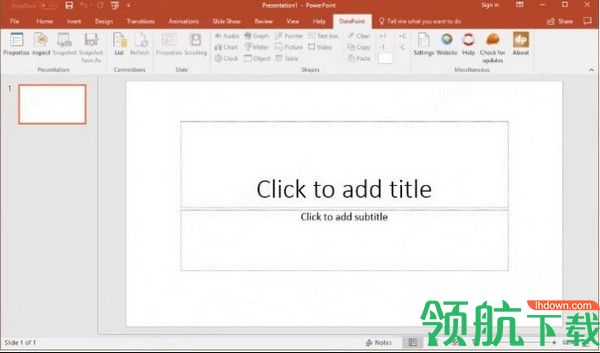 PresentationPointDataPoint文稿制作工具官方版