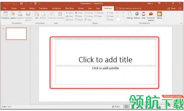 PresentationPointDataPoint文稿制作工具官方版