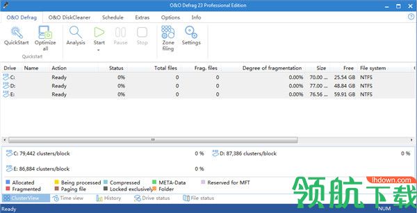 O＆ODefragPro磁盘碎片整理绿色版
