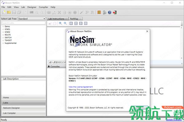 BosonNetSim思科交换机模拟器破解版