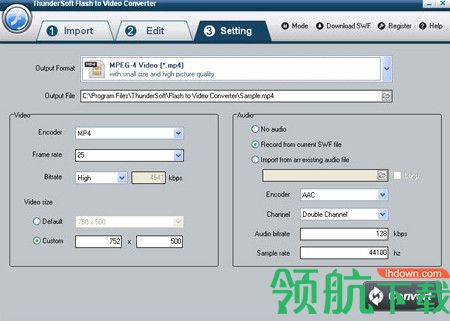 ThunderSoft Flash to MP4 Converter破解版