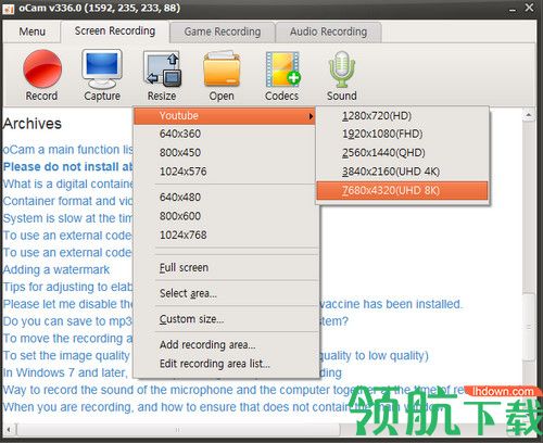 OhSoft OCam破解版