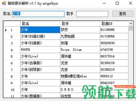 酷我音乐解析器