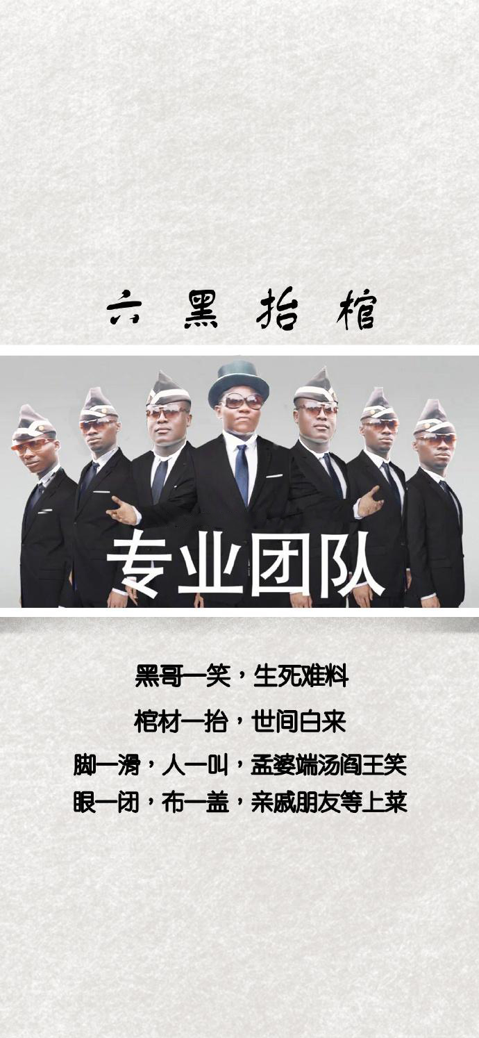 专业团队抬棺表情包