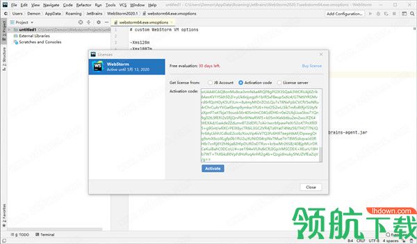 JetBrainsWebStorm2020绿色破解版