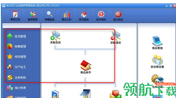 易企用工业进销存管理系统绿色版