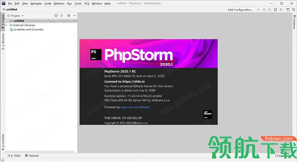 PhpStorm2020中文破解版(附注册机)