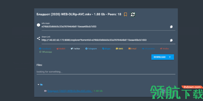 live-torrent磁力源视频播放工具绿色版