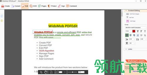 WidsMob PDFEdit破解版