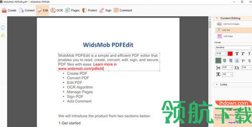 WidsMob PDFEdit破解版