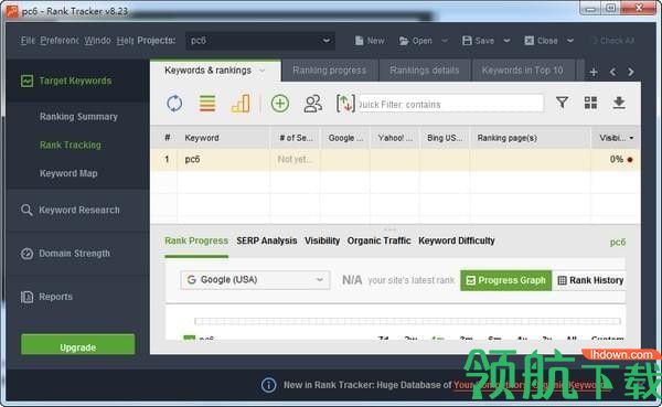 RankTracker关键字监控破解版