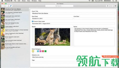 Timeline 3D for Mac破解版