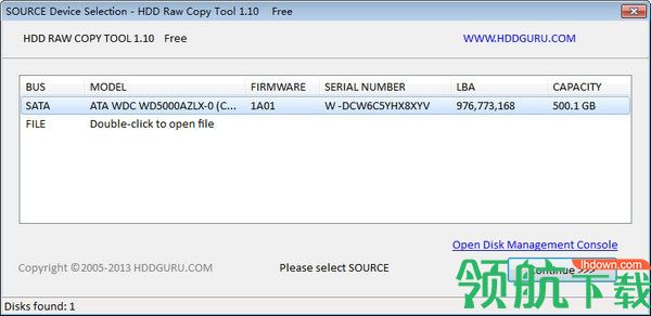 HDDRawCopyTool硬盘复制工具绿色版