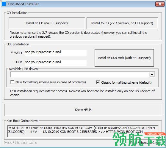 Kon-Boot系统密码清除工具绿色版
