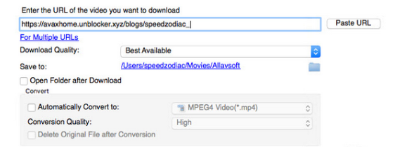 AllavsoftVideoDownloaderConverterformac视频下载破解版