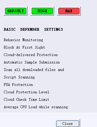 ConfigureDefender系统设置工具绿色版