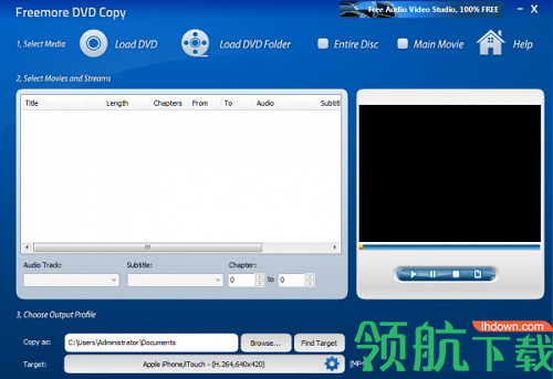 FreemoreDVDCopy光盘复制工具绿色版
