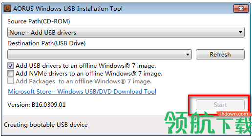 AORUSWindowsUSBInstallationTool技嘉USB注入工具官方版