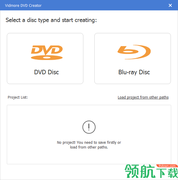 VidmoreDVDCreator刻录工具破解版