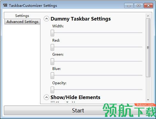TaskbarCustomizer任务栏管理绿色版