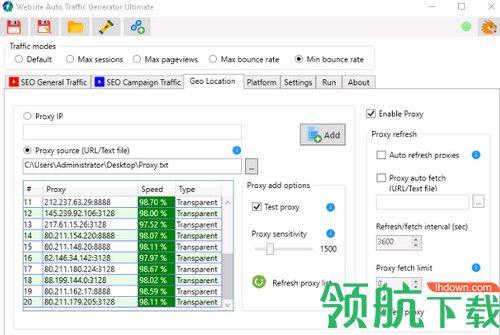 Website Auto Traffic Generator Ultimate破解版