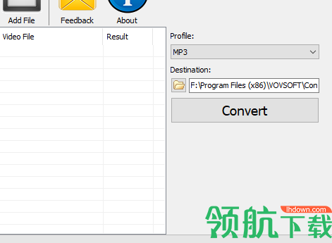 VovsoftConvertVideotoAudio视频转音频破解版