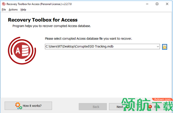RecoveryToolboxforAccess数据库恢复助手绿色版
