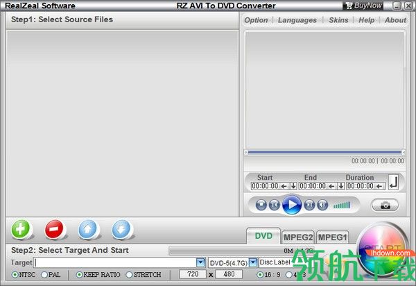 RZAVIToDVDConverter视频格式转换绿色版