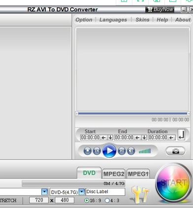 RZAVIToDVDConverter视频格式转换绿色版