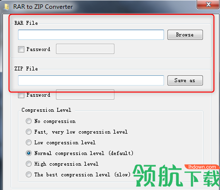 RARtoZIPConverter压缩包转换工具绿色版