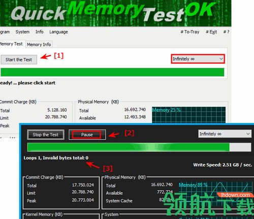 QuickMemoryTestOK绿色版