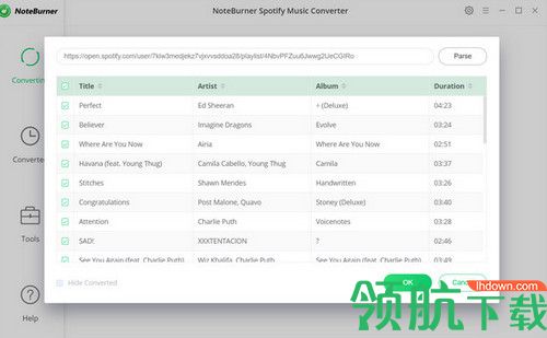 NoteBurner Spotify Music Converter破解版