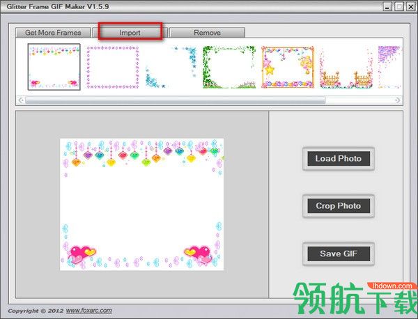 GlitterFrameGifMaker图片IGIF编辑软件绿色版