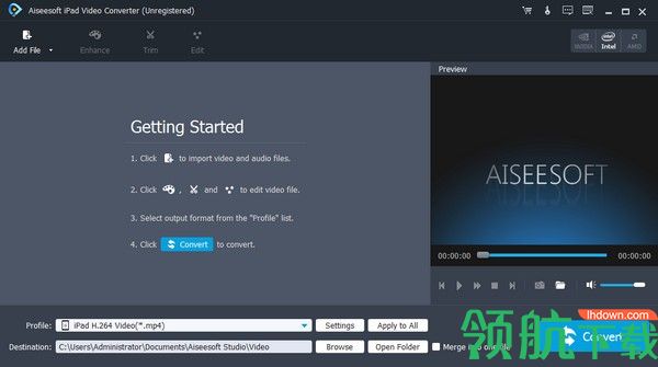 AiseesoftiPadVideoConverter视频转换器绿色版