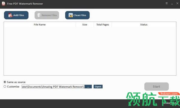 FreePDFWatermarkRemover水印去除工具绿色版