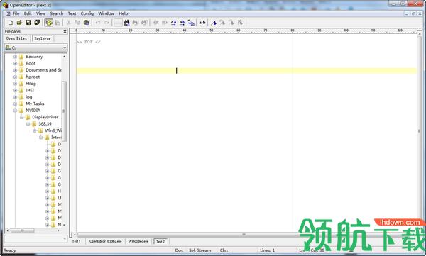OpenEditor开源文本编辑器绿色版