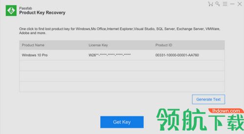 PassFab Product Key Recovery破解版