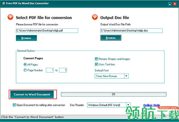 PDFtoWordDocConverter转换工具破解版